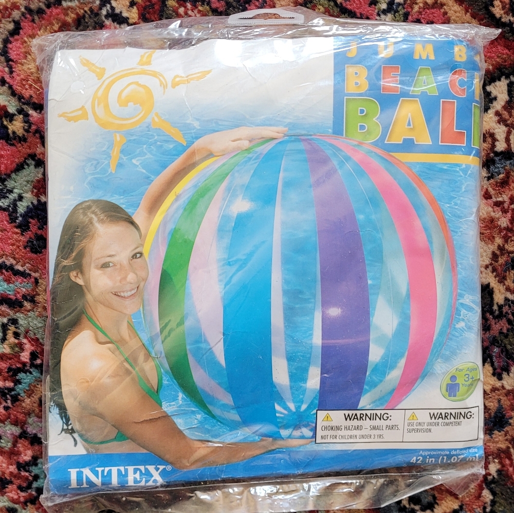 Multicolor Beach Ball Intex 2011